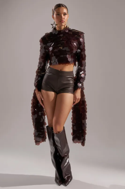 JAYDE SEQUIN BLOUSE sold by AKIRA