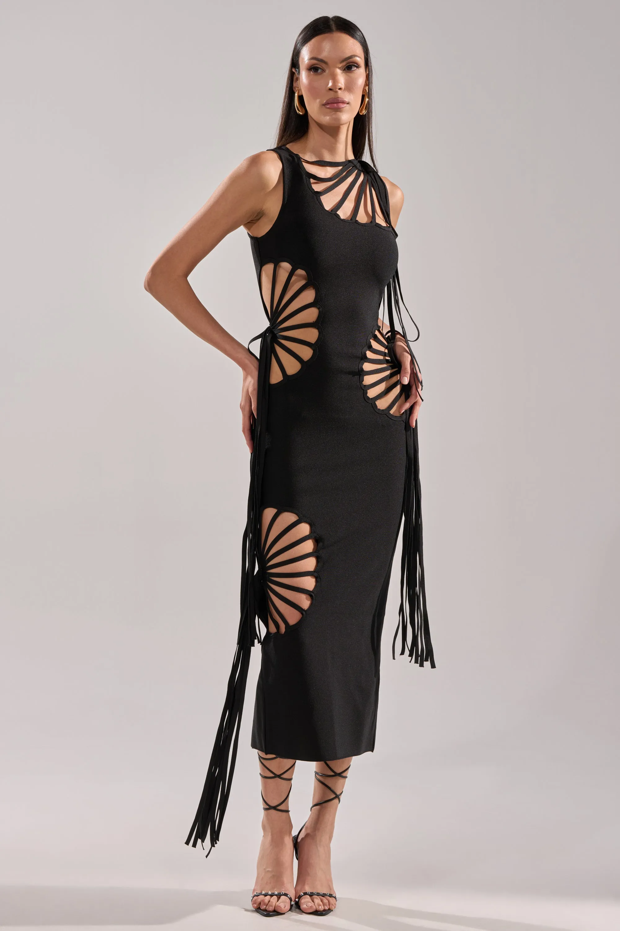 BROOKE CUTOUT MIDI DRESS sold by AKIRA product image thumbnail 5