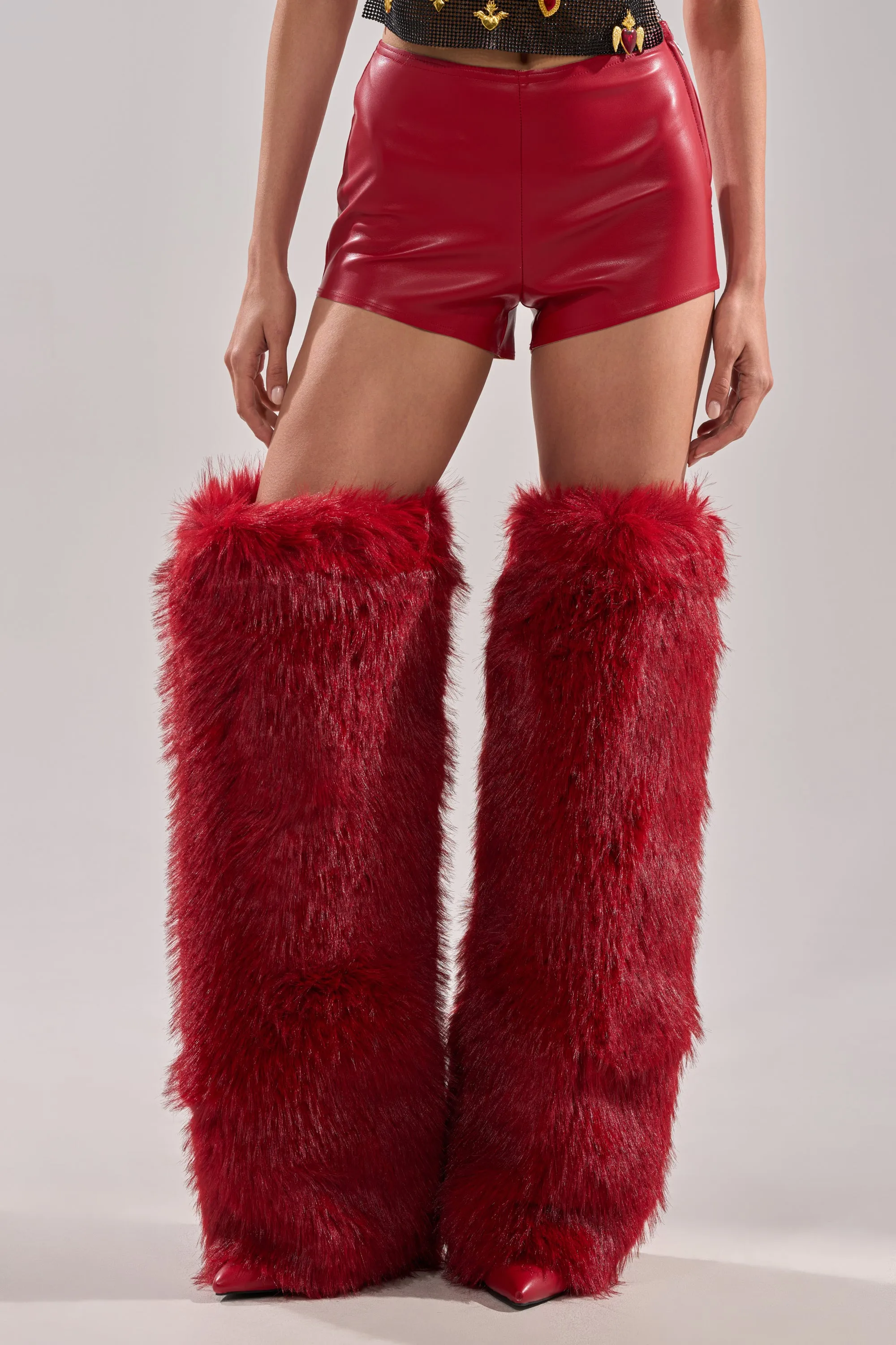 WONT LET IT GO FAUX LEATHER SHORT sold by AKIRA product image thumbnail 2