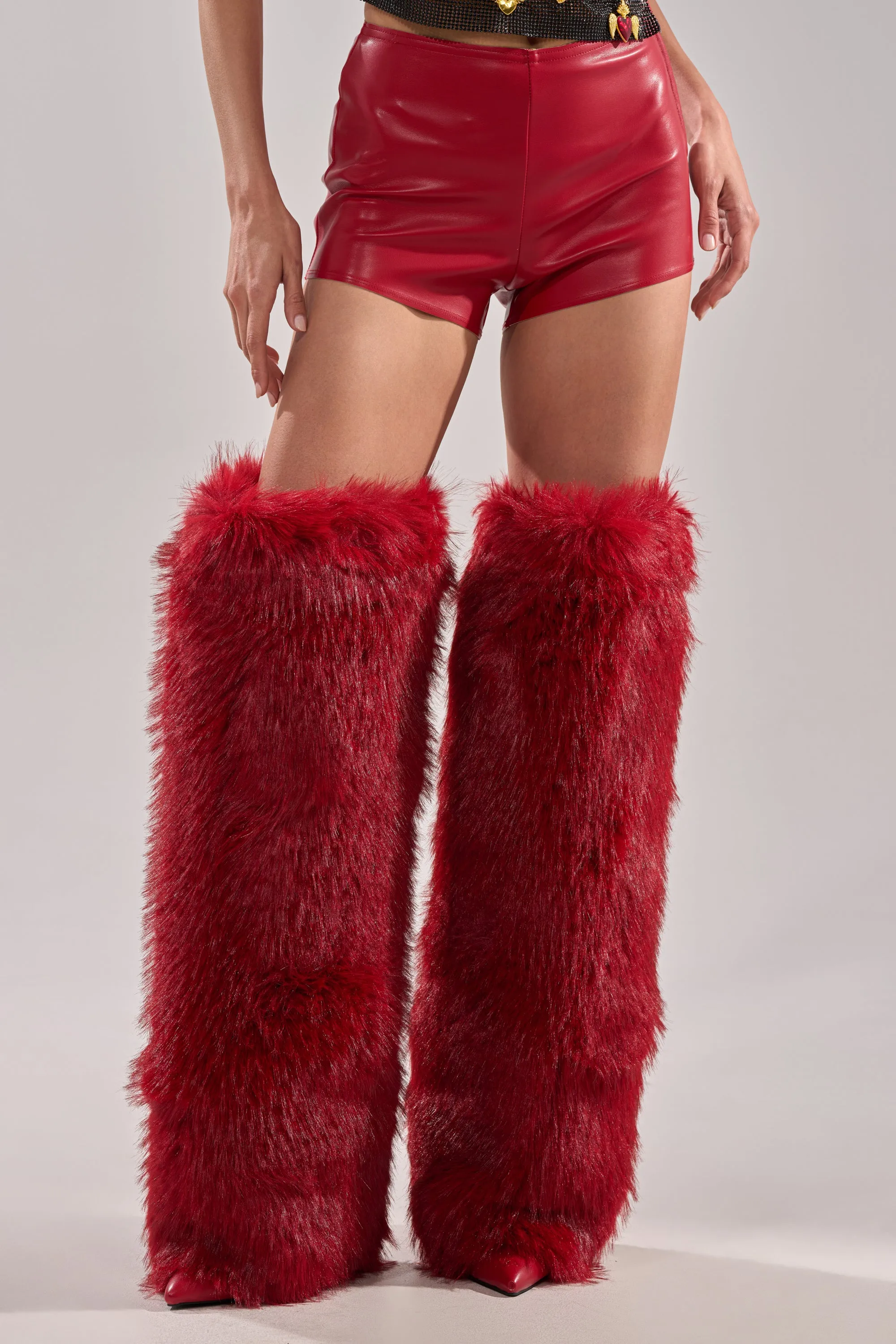 WONT LET IT GO FAUX LEATHER SHORT sold by AKIRA product image thumbnail 3