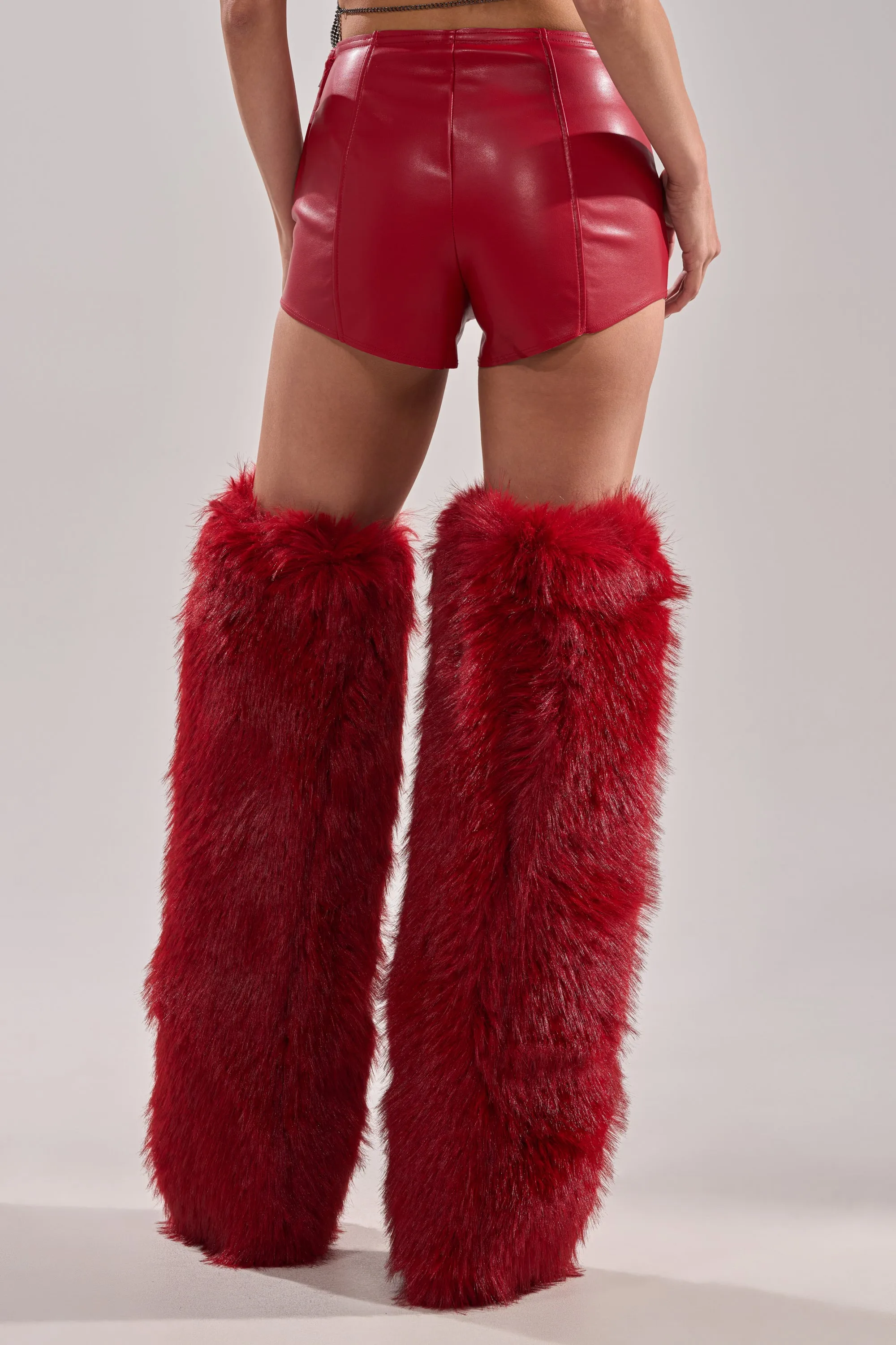 WONT LET IT GO FAUX LEATHER SHORT sold by AKIRA product image thumbnail 5