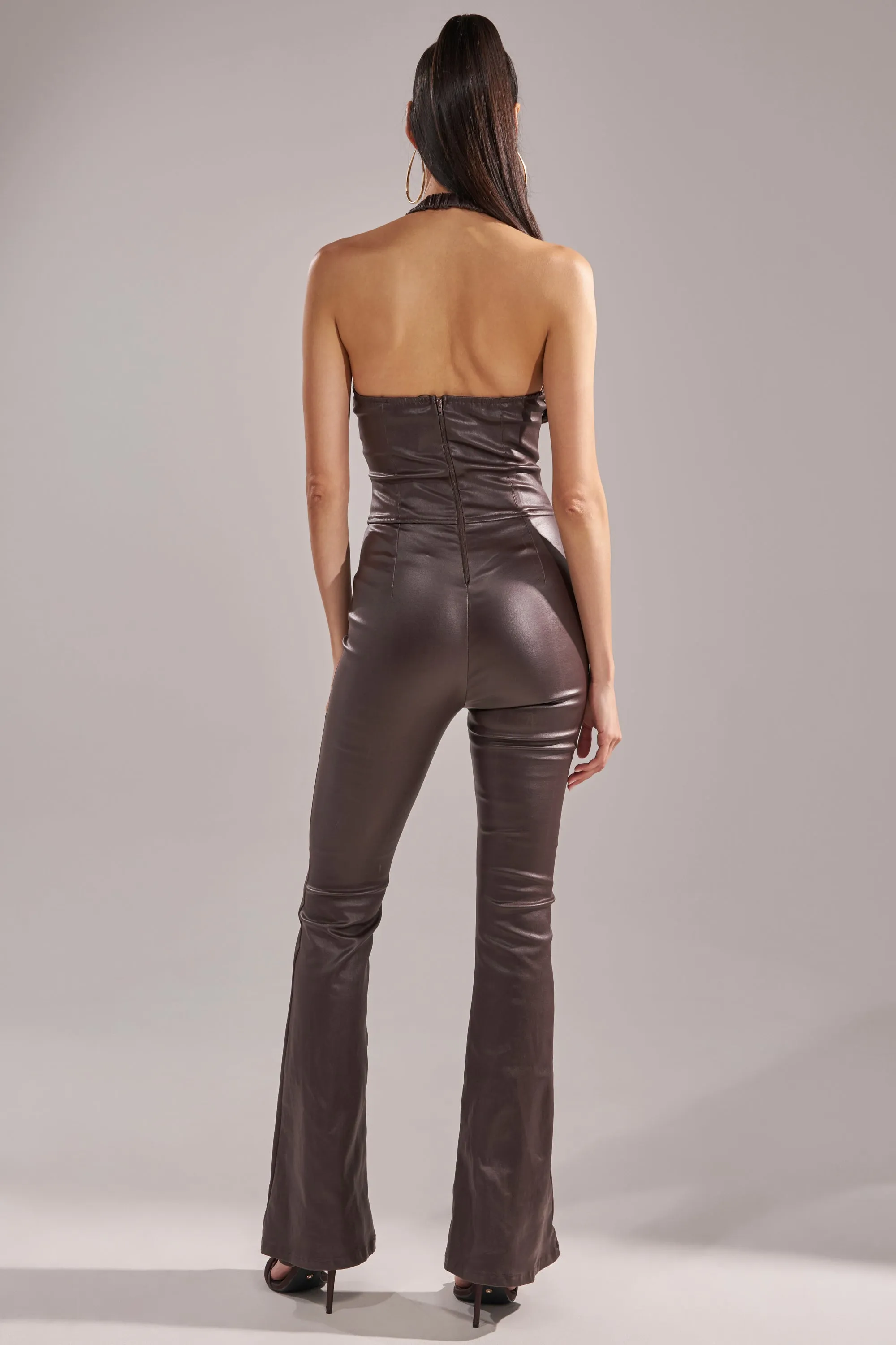 JOURDAN PU JUMPSUIT sold by AKIRA product image thumbnail 5
