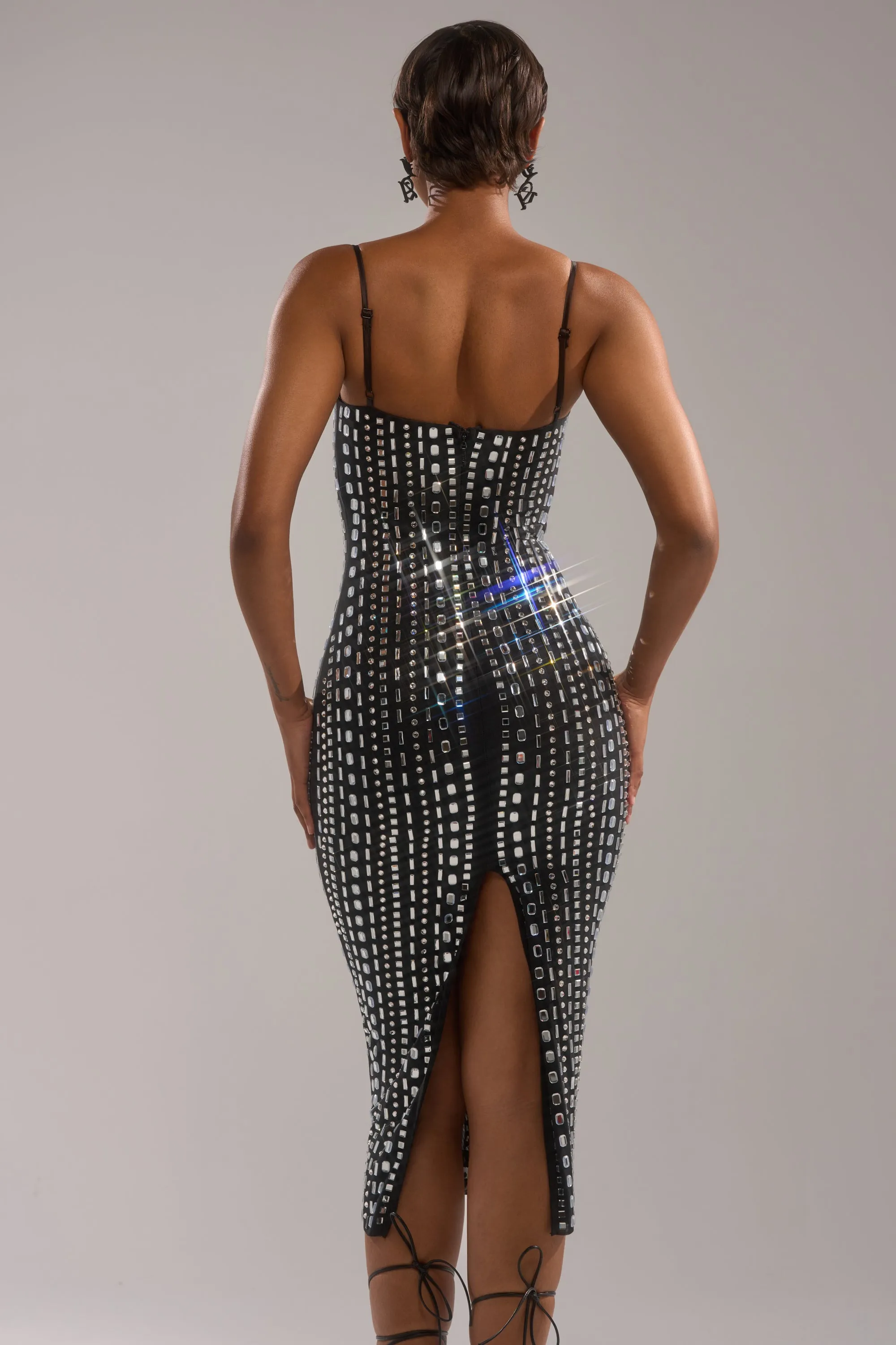 GIA RHINESTONE MAXI DRESS sold by AKIRA product image thumbnail 4