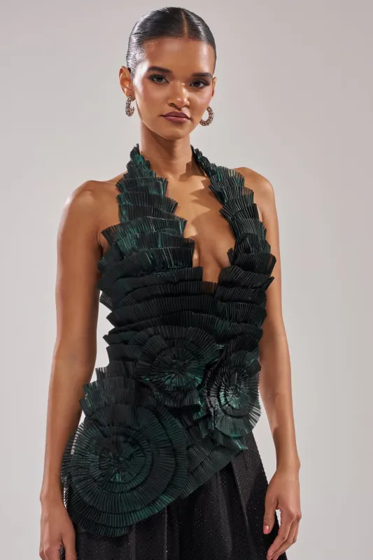 DREAMERS HALTER BLOUSE sold by AKIRA