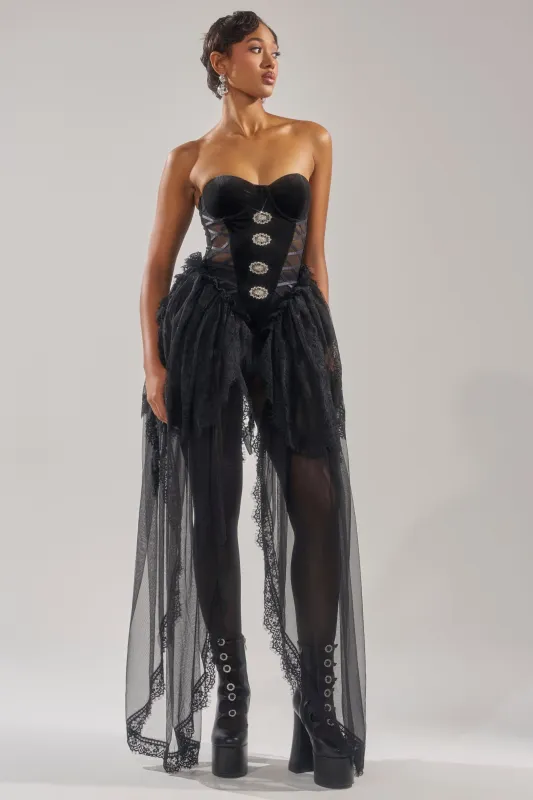 SHE IS DRAMA CORSET sold by AKIRA