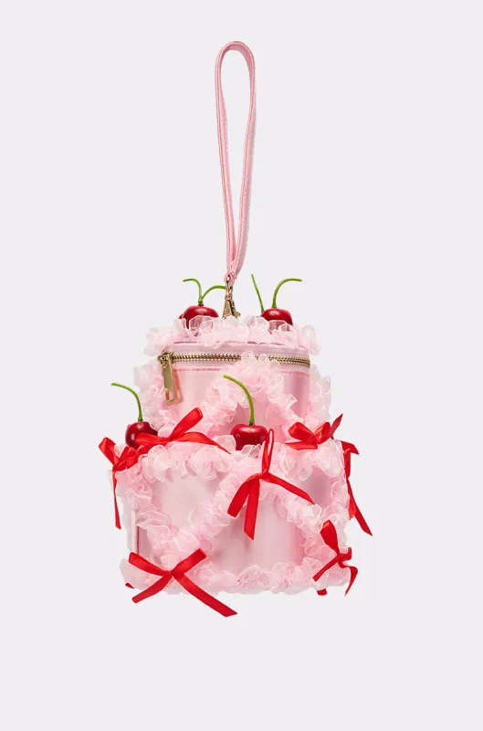 MARIE CHERRY PURSE sold by AKIRA