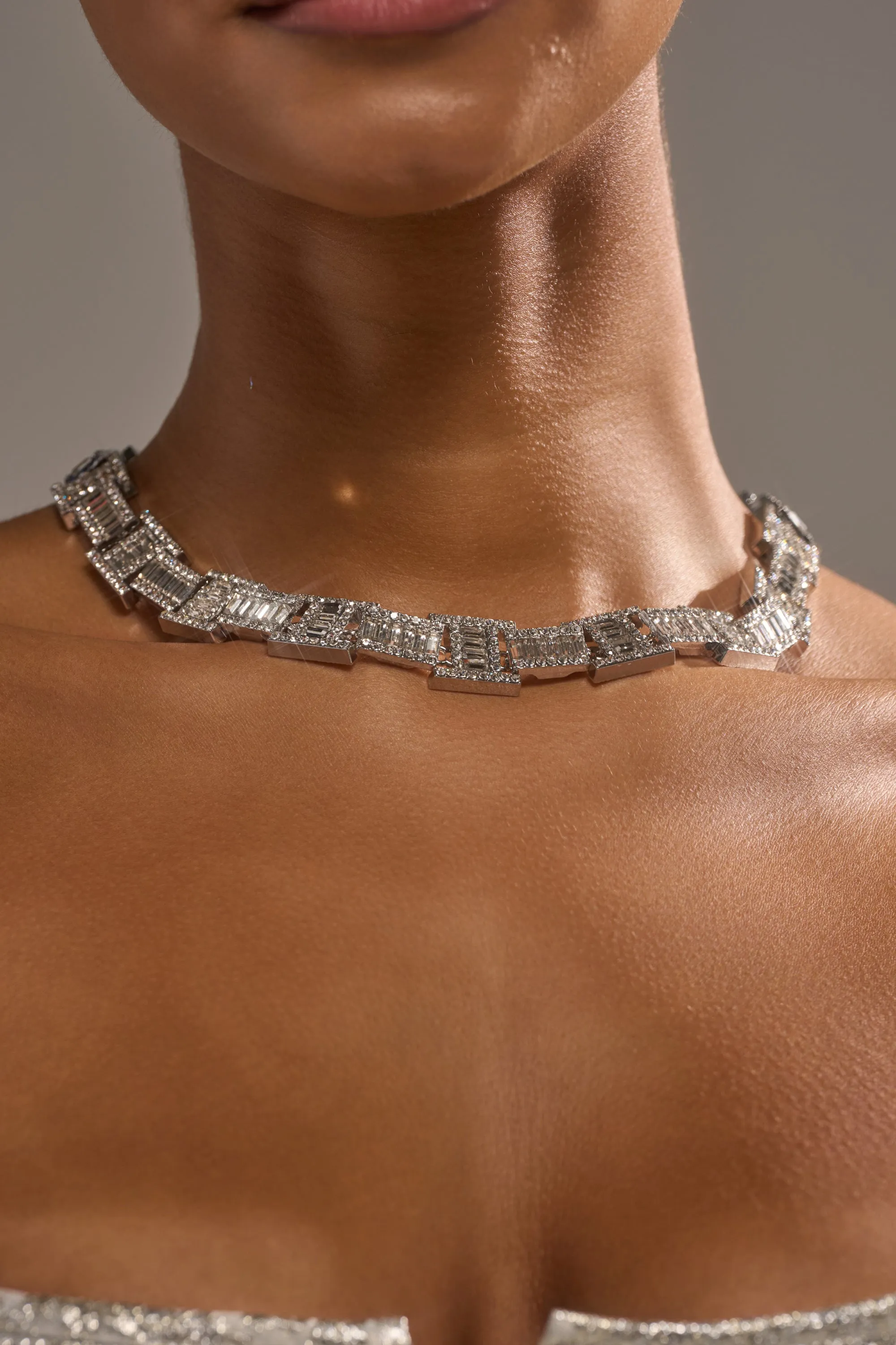 LUXE ICY NECKLACE sold by AKIRA product image thumbnail 3