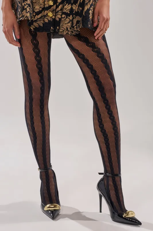 CABLE KNIT TIGHTS sold by AKIRA