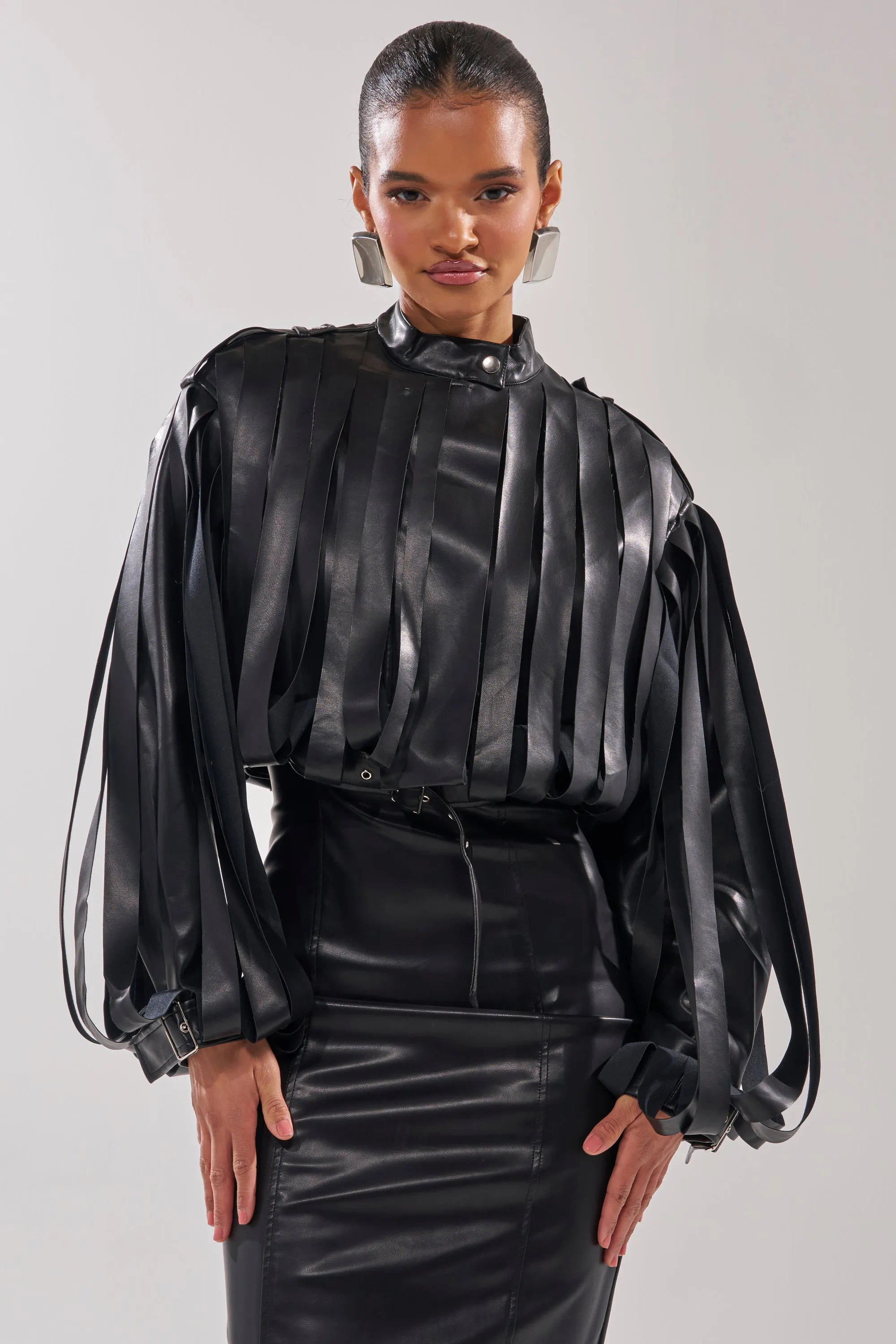 GONE WEST STRAPPY MOTO sold by AKIRA product image thumbnail 2