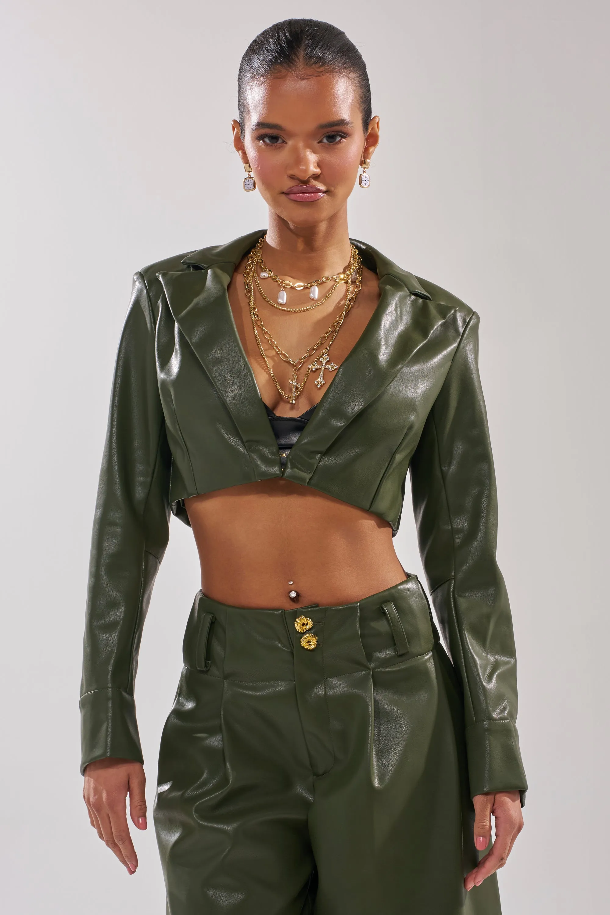 REMEMBER YOU CROPPED BLAZER sold by AKIRA product image thumbnail 3