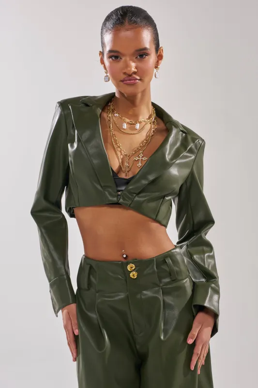 REMEMBER YOU CROPPED BLAZER sold by AKIRA