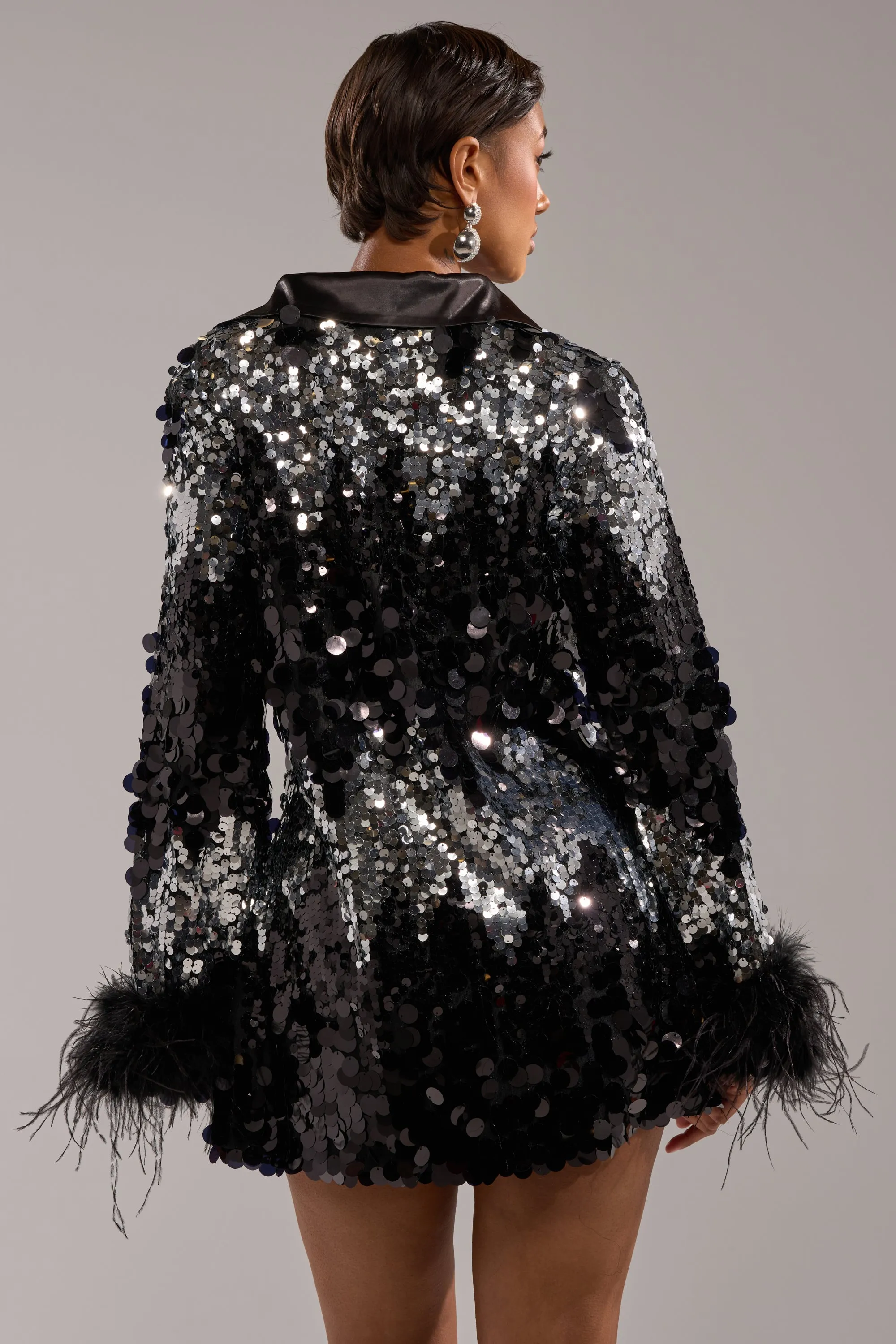 SEQUINS AFTER DARK MINI DRESS sold by AKIRA product image thumbnail 4