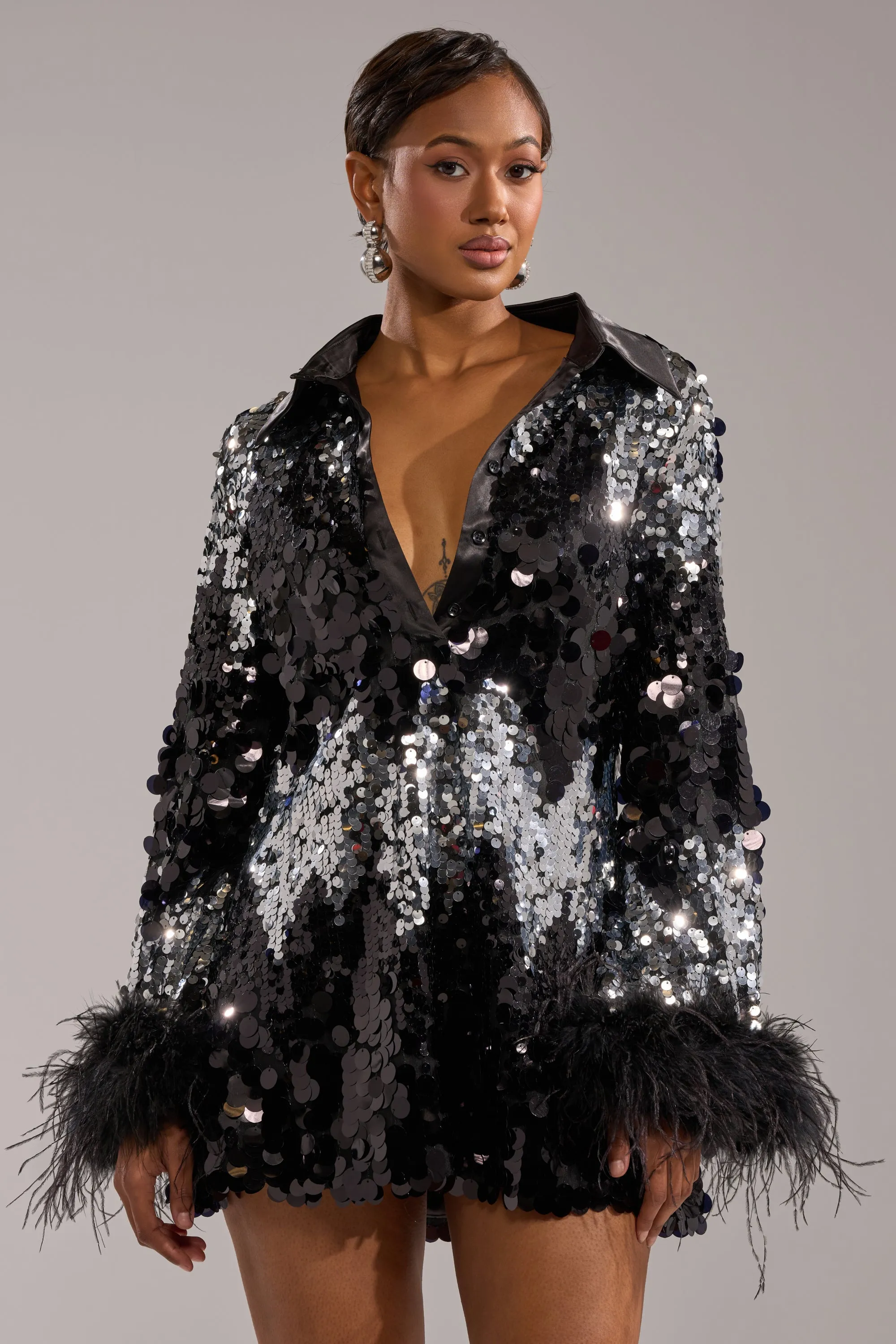 SEQUINS AFTER DARK MINI DRESS sold by AKIRA