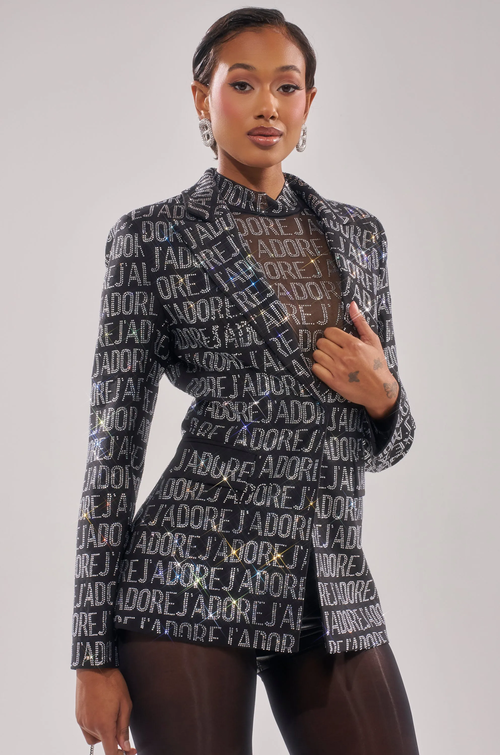 J'ADORE EMBELLISHED BLAZER sold by AKIRA