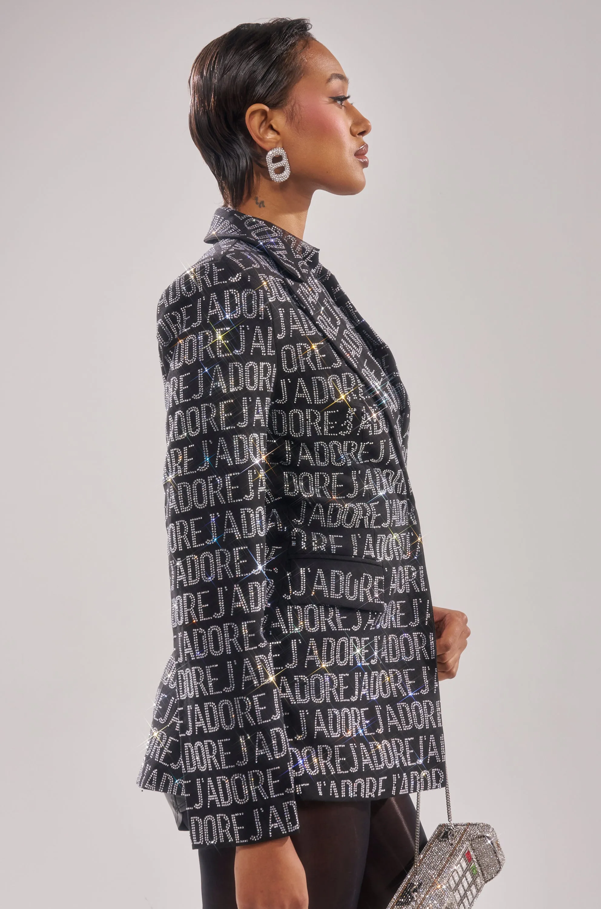 J'ADORE EMBELLISHED BLAZER sold by AKIRA product image thumbnail 4