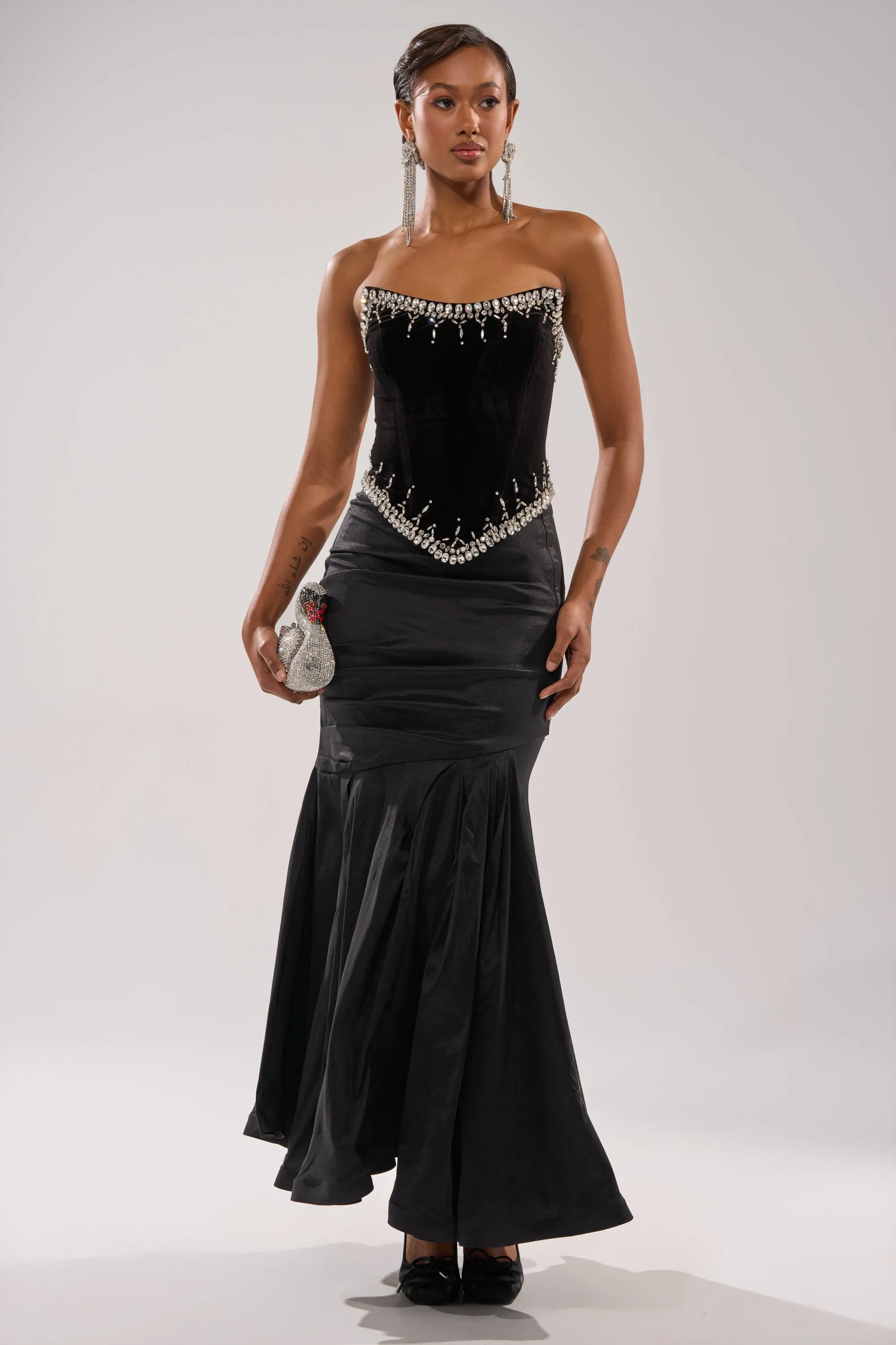 LUX LIFE CORSET IN BLACK sold by AKIRA product image thumbnail 5