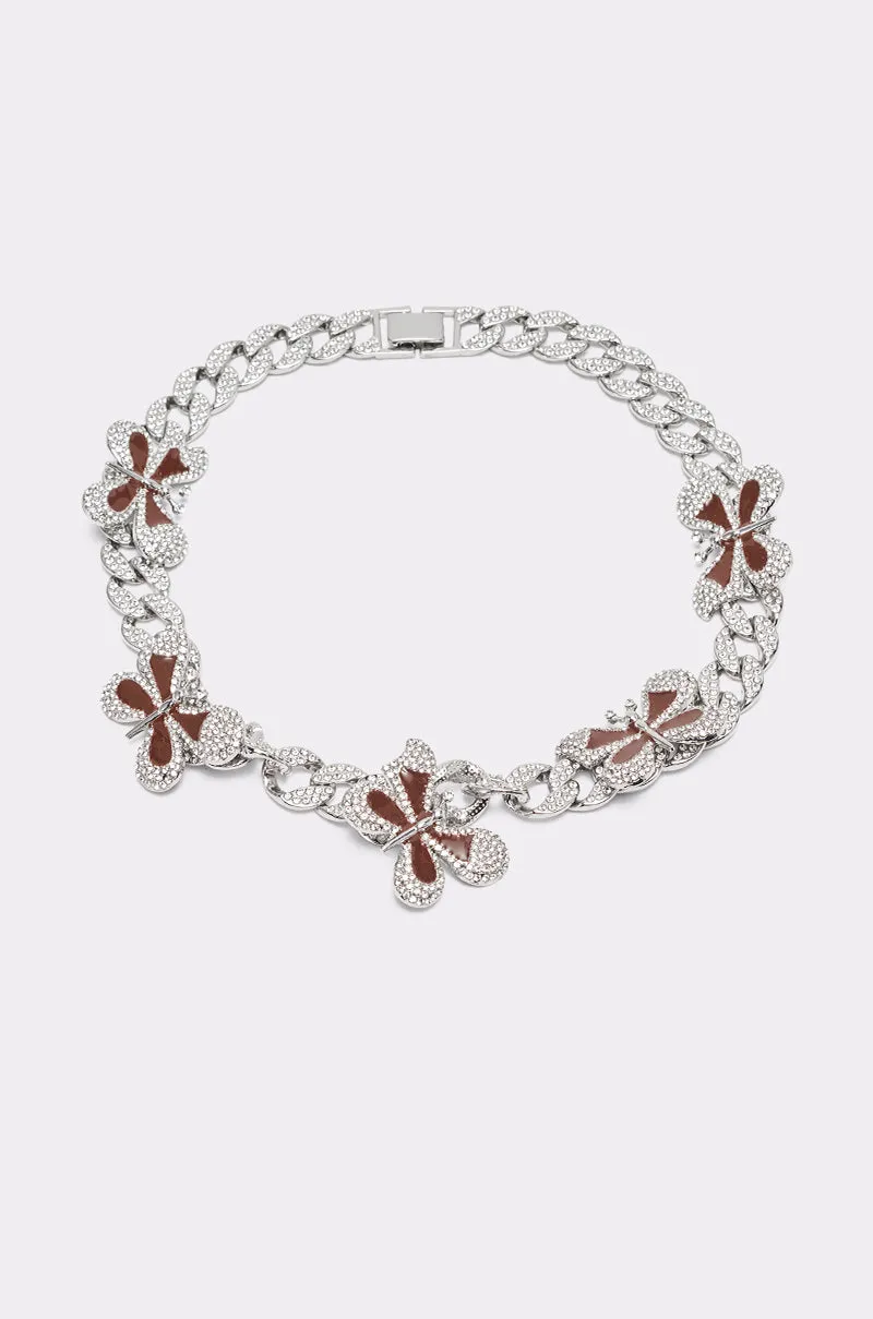 LUXE BUTTERFLY NECKLACE sold by AKIRA