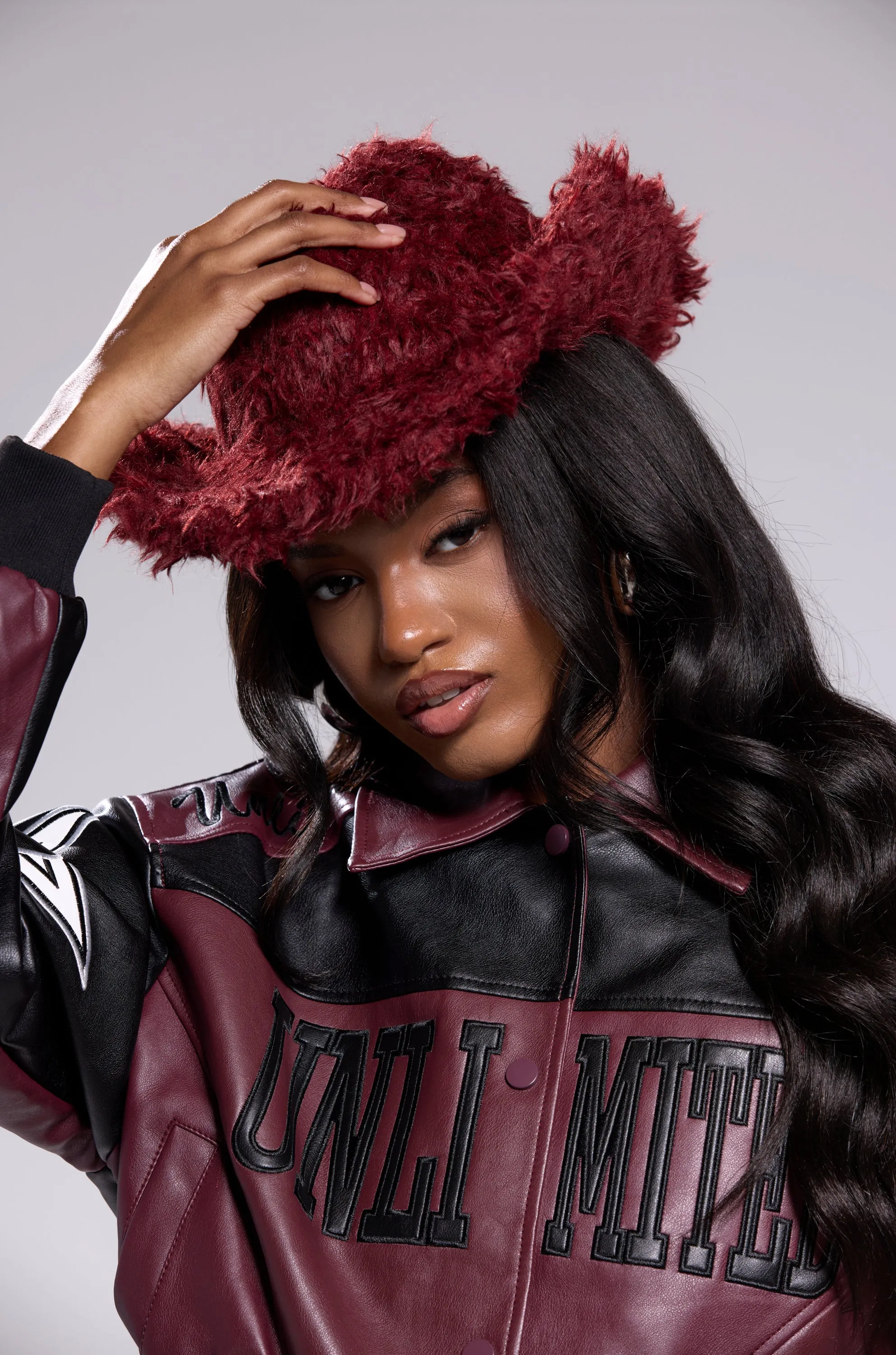 FOR THE VIBES FAUX FUR COWBOY HAT sold by AKIRA product image thumbnail 2