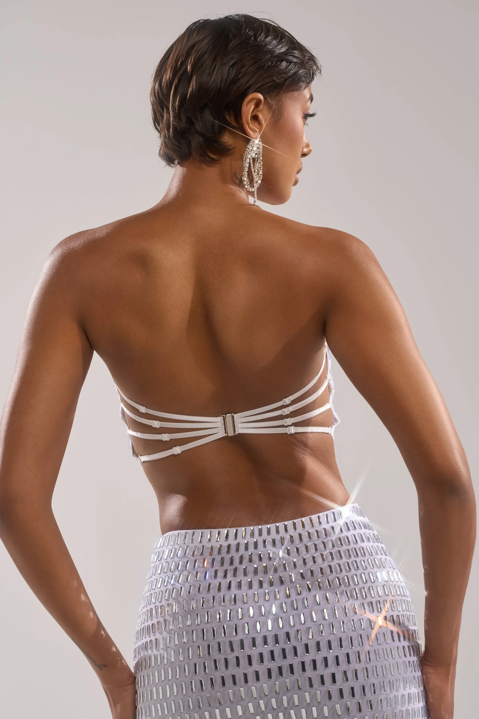 TALK ABOUT ME RHINESTONE BANDEAU sold by AKIRA product image thumbnail 5