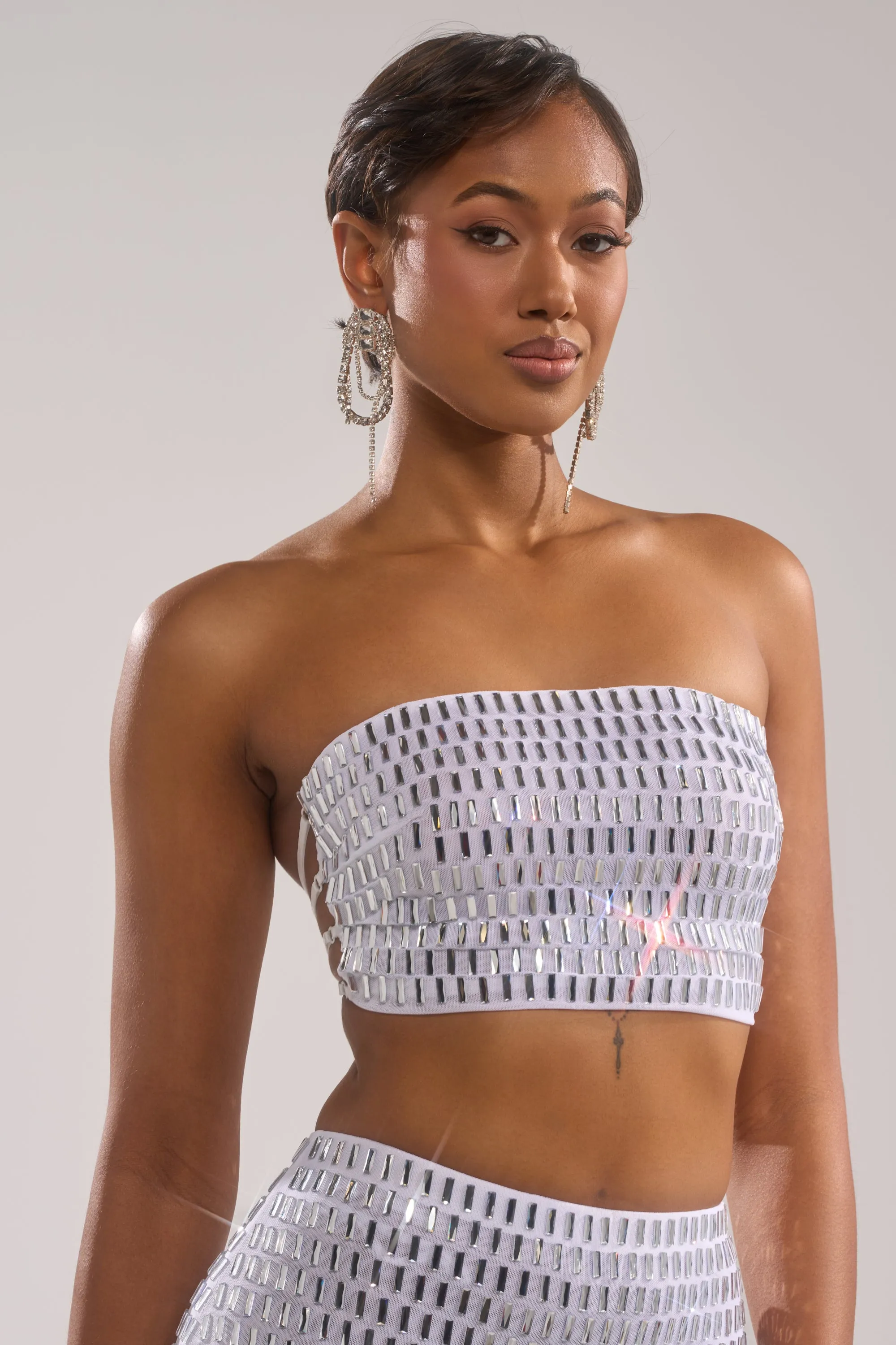 TALK ABOUT ME RHINESTONE BANDEAU sold by AKIRA product image thumbnail 3