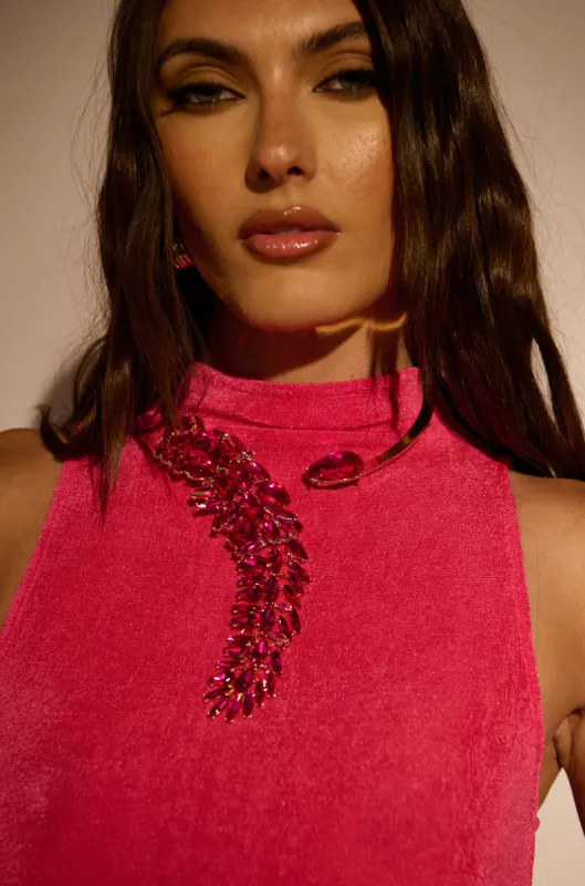 FLY ALONE STATEMENT NECKLACE sold by AKIRA