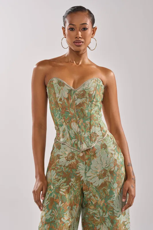 LOVERS FLORAL CORSET sold by AKIRA