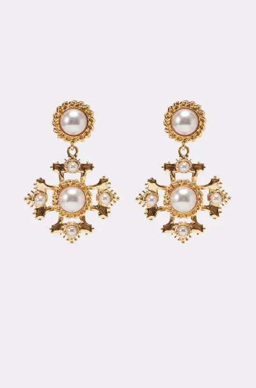 CROSS MY HEART EARRING sold by AKIRA