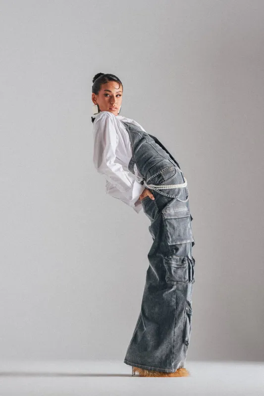 MELINDA VELVET JUMPSUIT sold by AKIRA