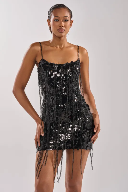 TOP TIER SEQUIN MINI DRESS sold by AKIRA