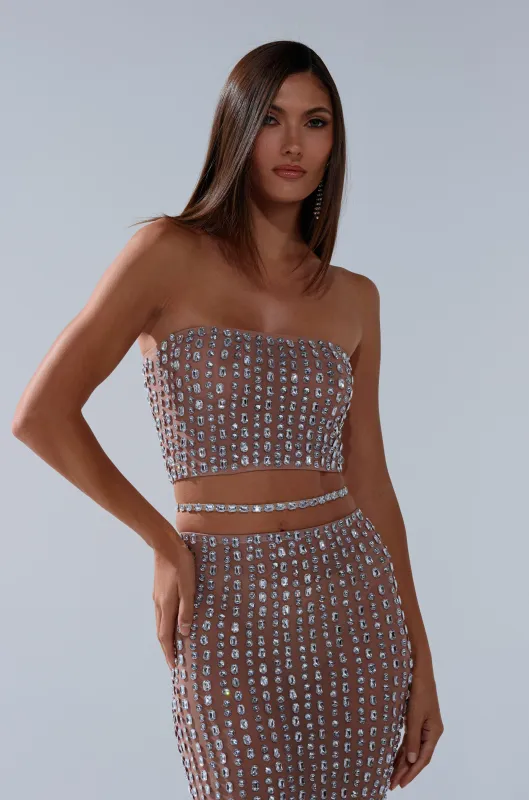 ALL THE SHINE RHINESTONE BANDEAU sold by AKIRA