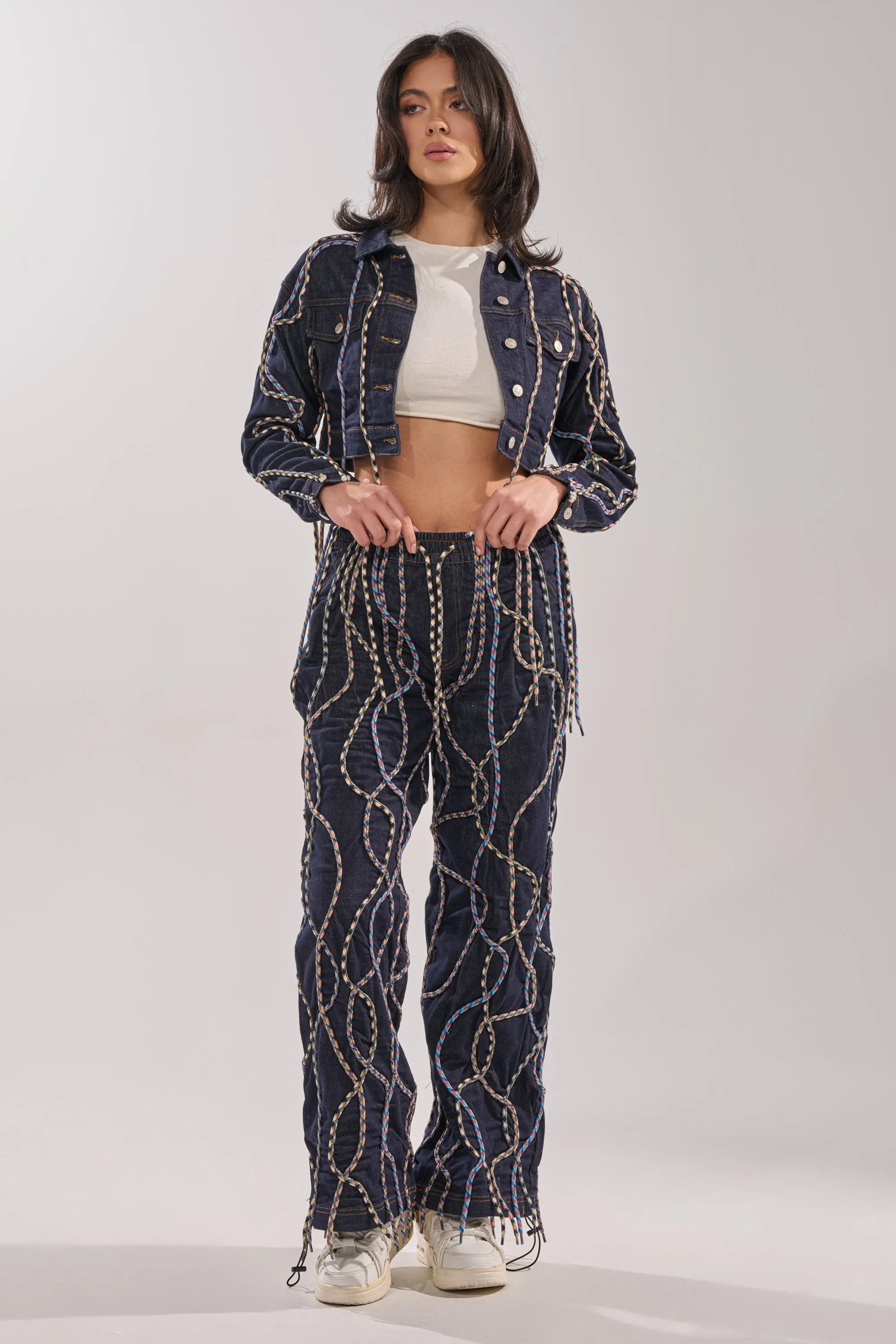 CRAZY FOR YOU DENIM PANTS sold by AKIRA product image thumbnail 5