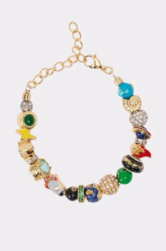 SPACED OUT CHARM BRACELET sold by AKIRA