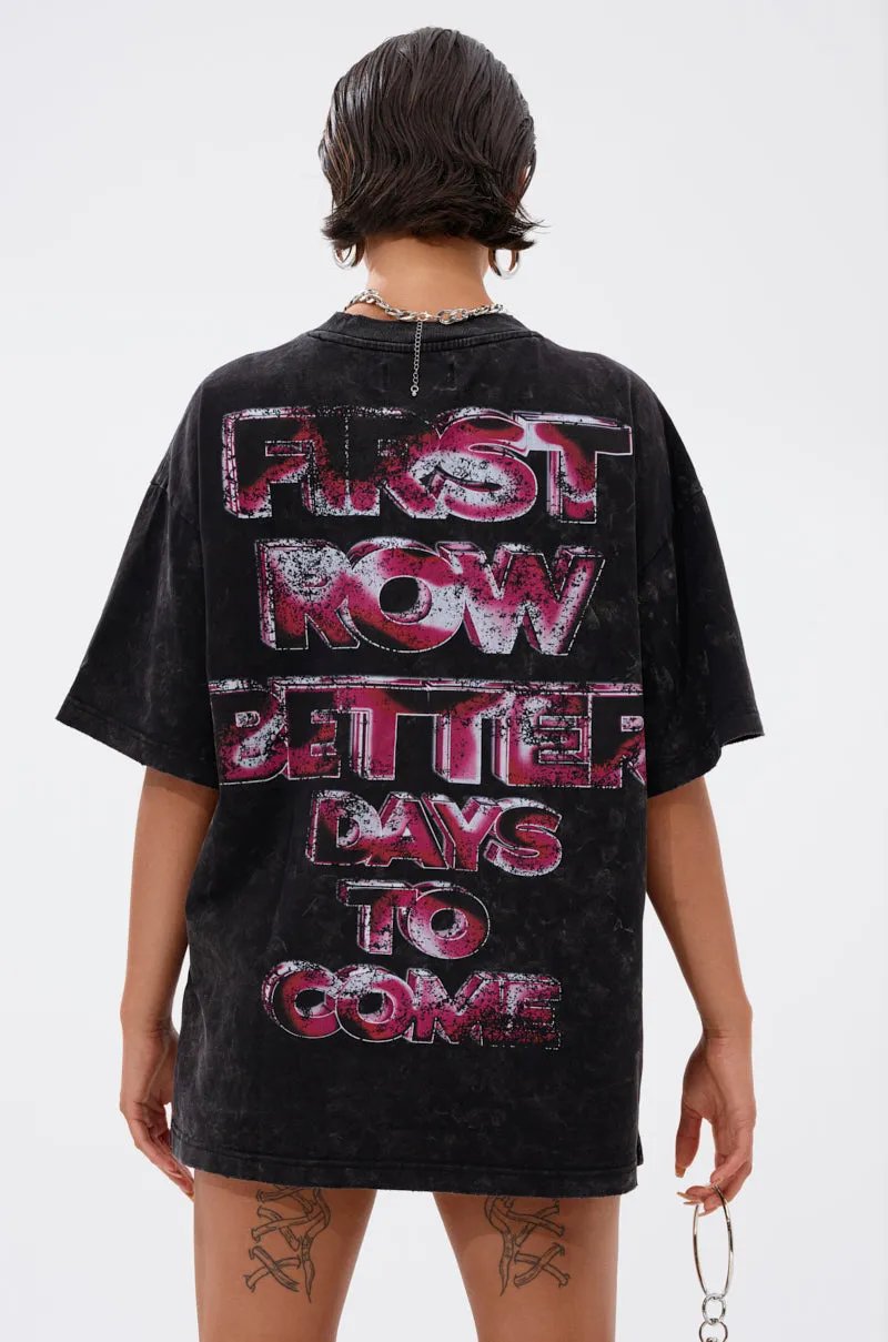 CYBERTRONICS OVERSIZED GRAPHIC TEE sold by AKIRA product image thumbnail 4