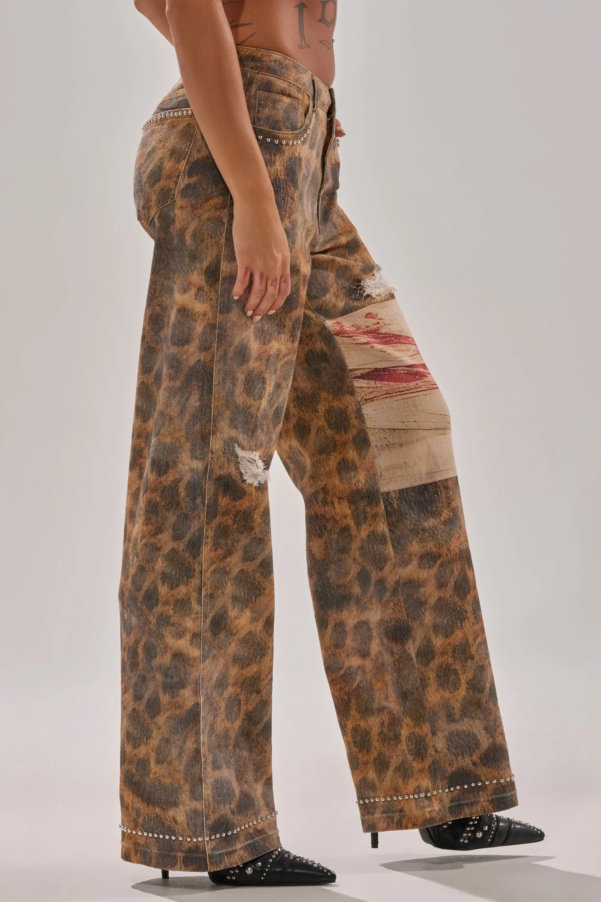 BACK OF MY MIND WIDE LEG DENIM sold by AKIRA product image thumbnail 4