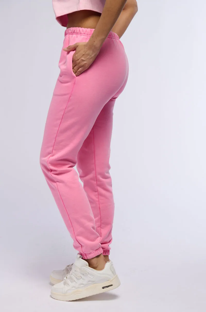GIRLS NEED LOVE TOO LOW RISE JOGGER IN PINK sold by AKIRA product image thumbnail 3