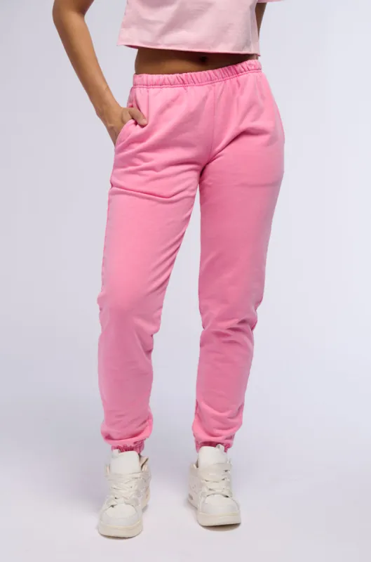 GIRLS NEED LOVE TOO LOW RISE JOGGER IN PINK sold by AKIRA
