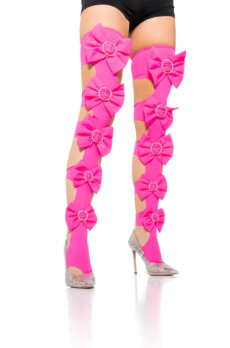 LOVE YOU TOO STIRRUP STOCKINGS sold by AKIRA product image thumbnail 5