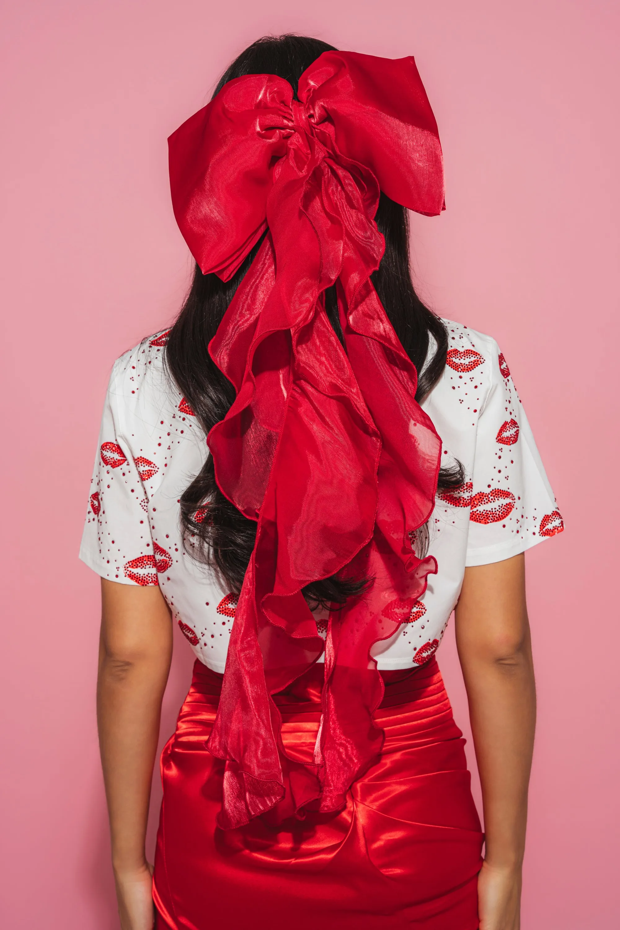 HEY DOLL CHIFFON HAIR BOW sold by AKIRA product image thumbnail 2