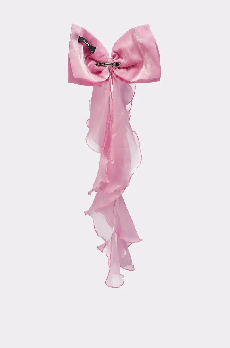 MY LOVE CHIFFON HAIR BOW sold by AKIRA product image thumbnail 4