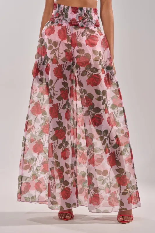 PRETTY GIRL FLORAL TROUSER sold by AKIRA