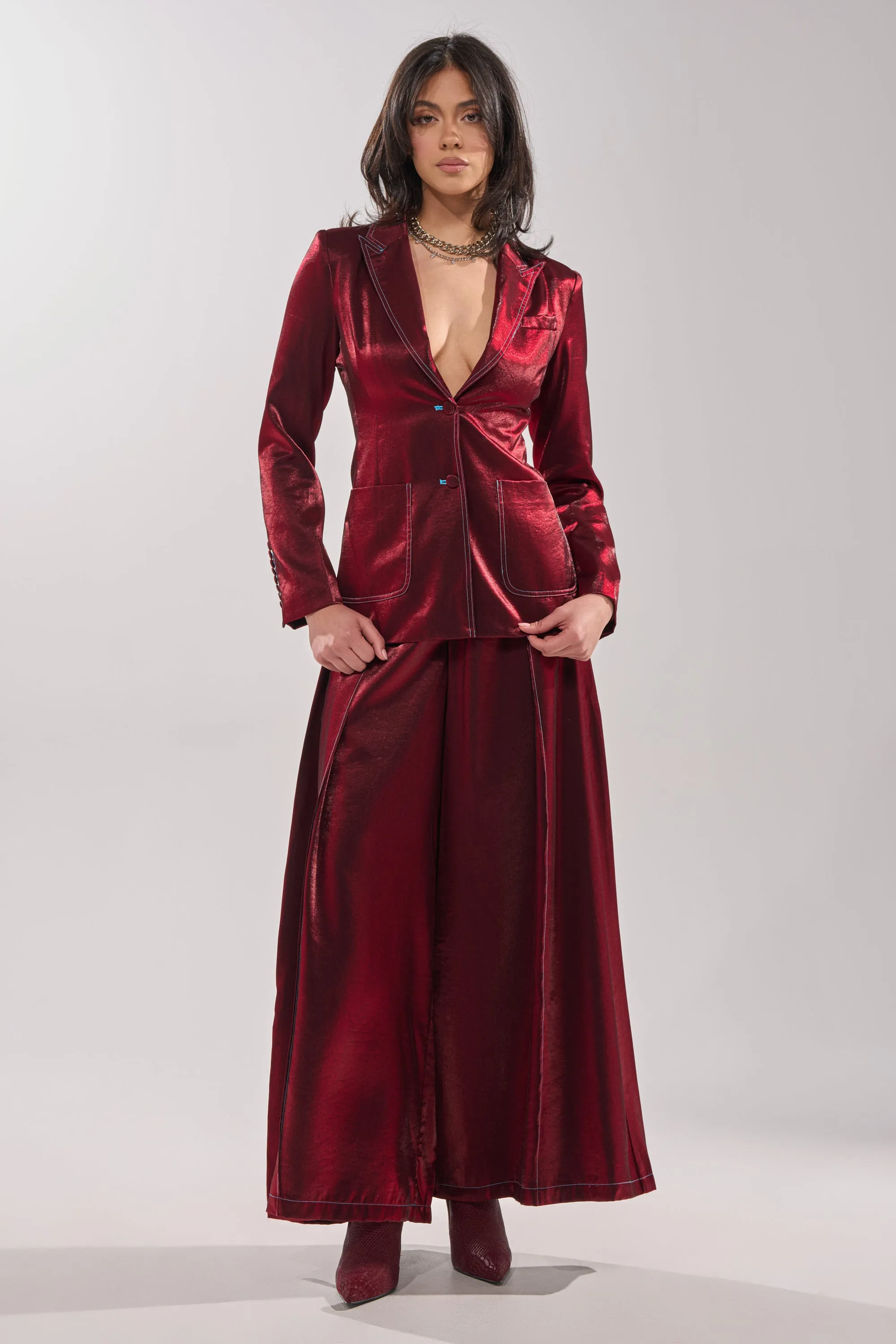 MISS YOU MOST WIDE LEG PANT sold by AKIRA product image thumbnail 4