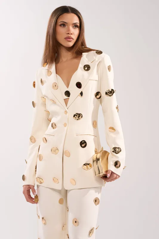 SARASOTA EMBELLISHED BLAZER sold by AKIRA