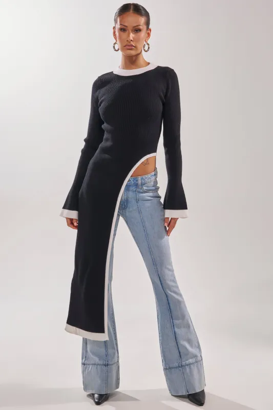 SUPER SOFT EXTENDED SWEATER made by AKIRA