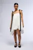 CUTIE GIRL POPLIN MINI DRESS WITH BOW DETAILS sold by AKIRA