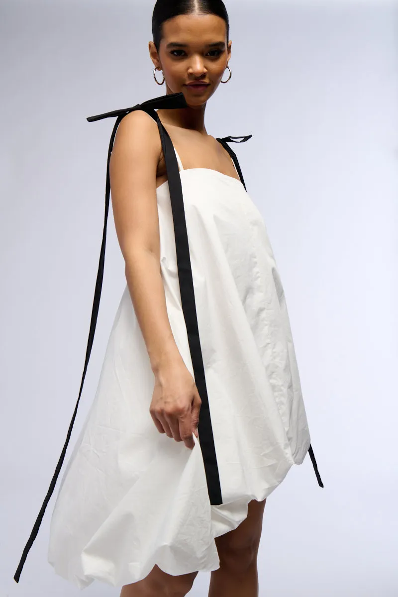 CUTIE GIRL POPLIN MINI DRESS WITH BOW DETAILS sold by AKIRA product image thumbnail 2