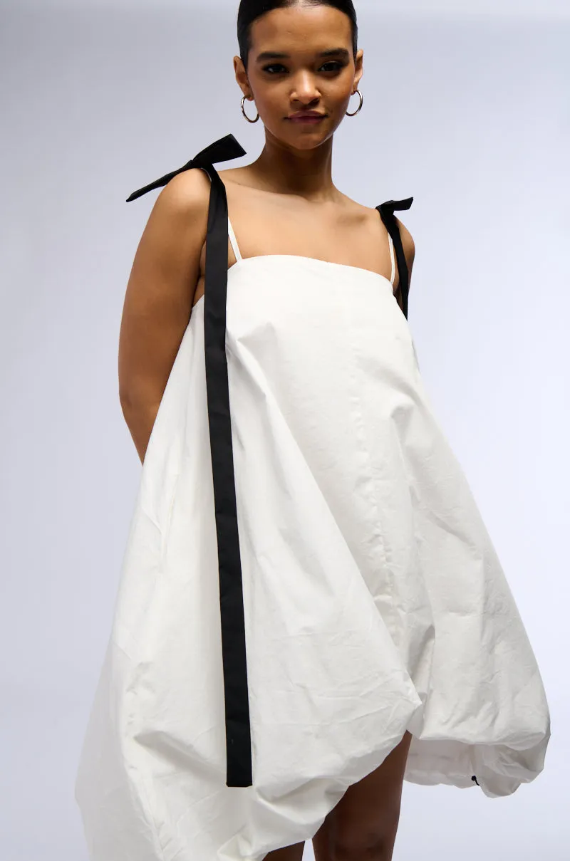 CUTIE GIRL POPLIN MINI DRESS WITH BOW DETAILS sold by AKIRA product image thumbnail 3