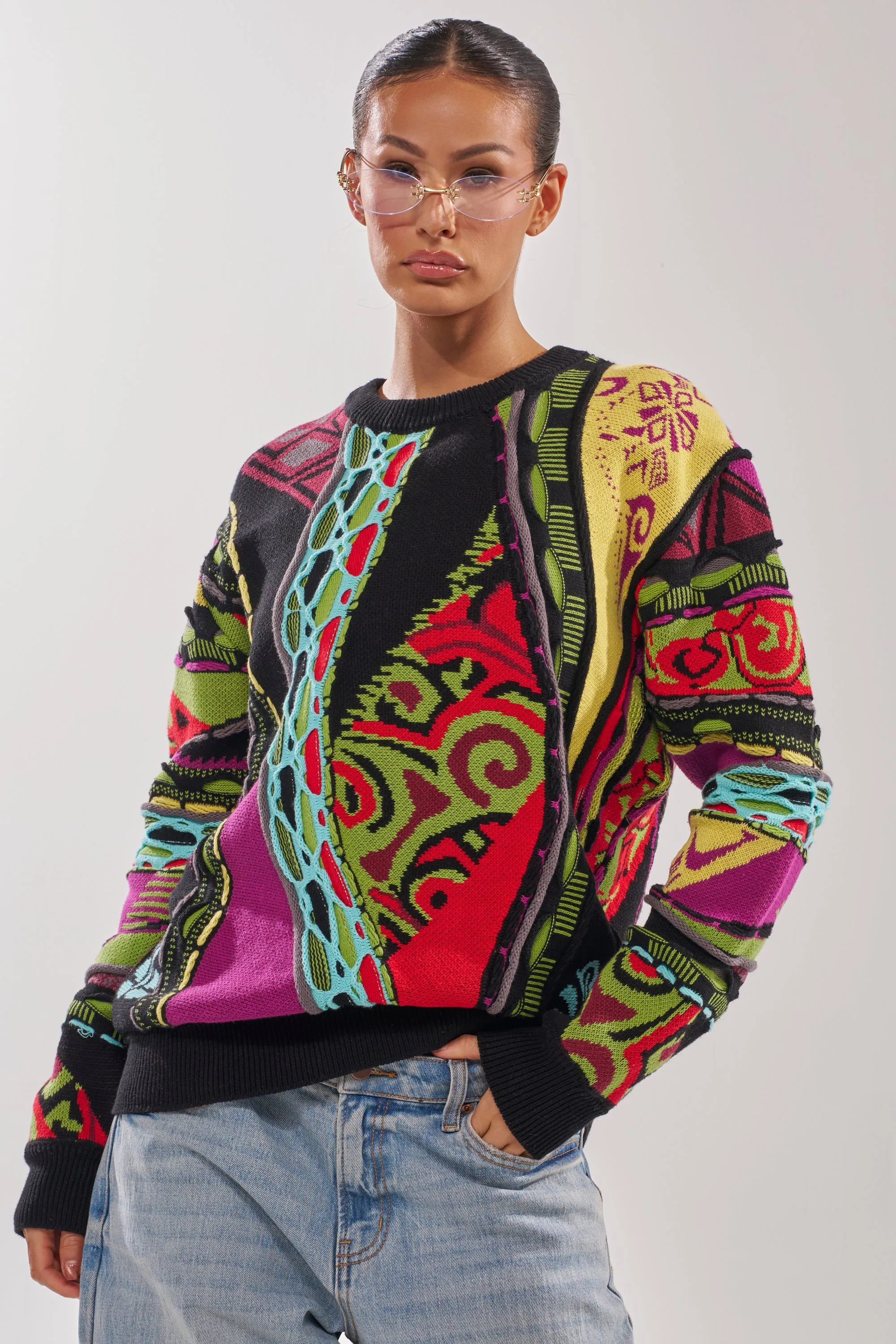 GET GROOVY SWEATER sold by AKIRA product image thumbnail 2