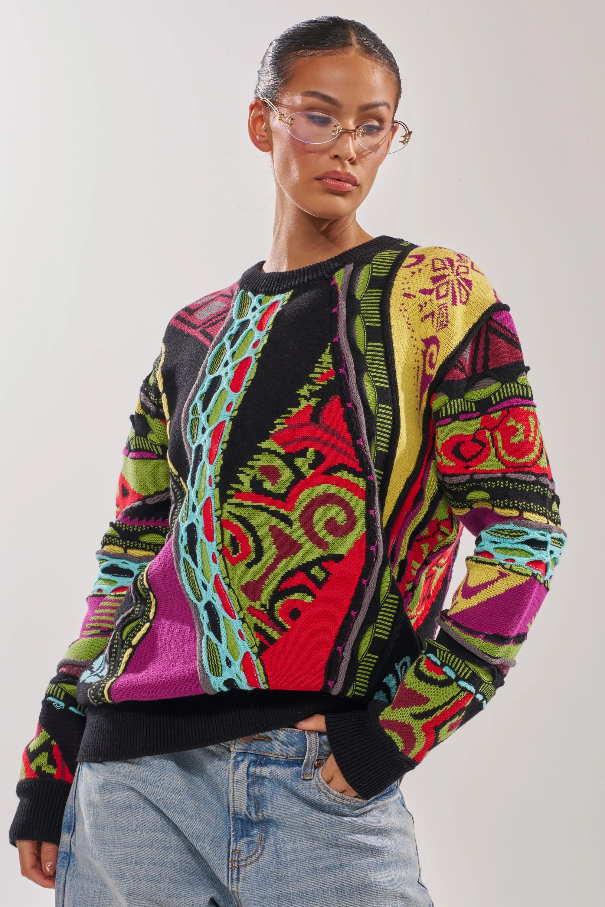 GET GROOVY SWEATER sold by AKIRA product image thumbnail 3
