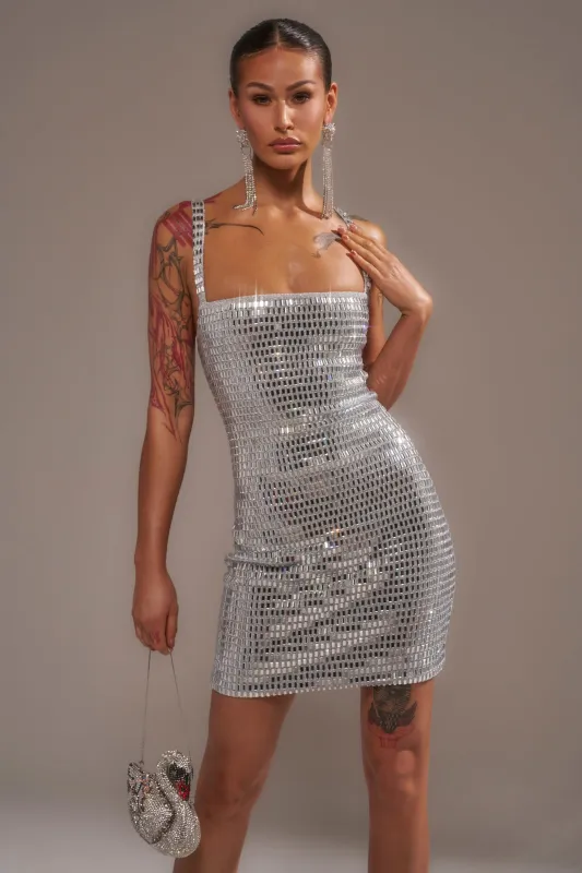 BAILEY RHINESTONE MINI DRESS sold by AKIRA