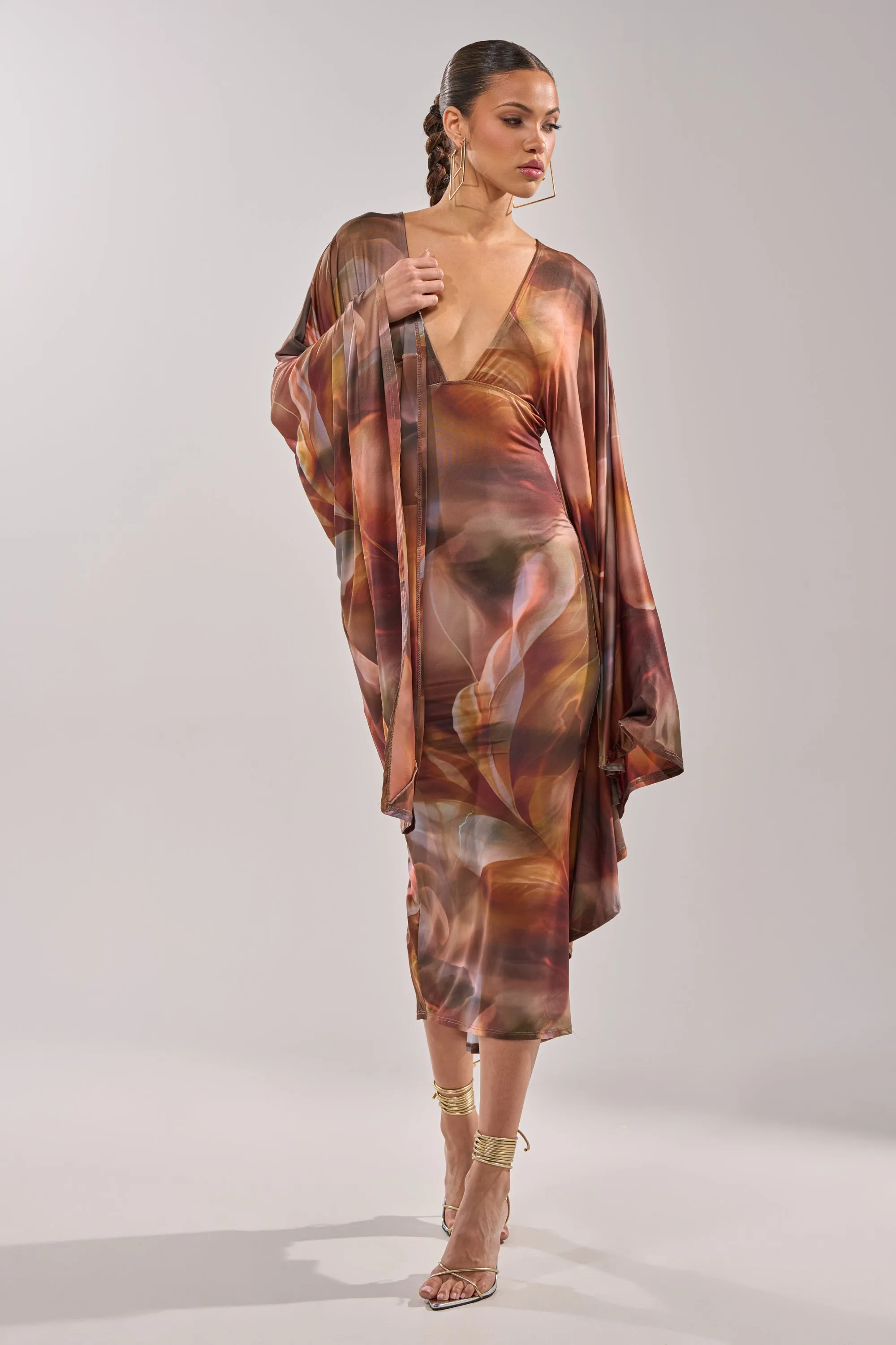 SHINY LIKE ME MAXI DRESS sold by AKIRA product image thumbnail 4